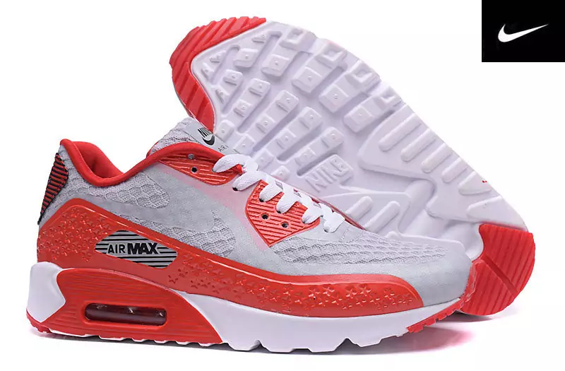independence day air max 90 rose et vert red gray